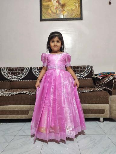 kids gown jimmy choo Pink Surat kids fashion supplier